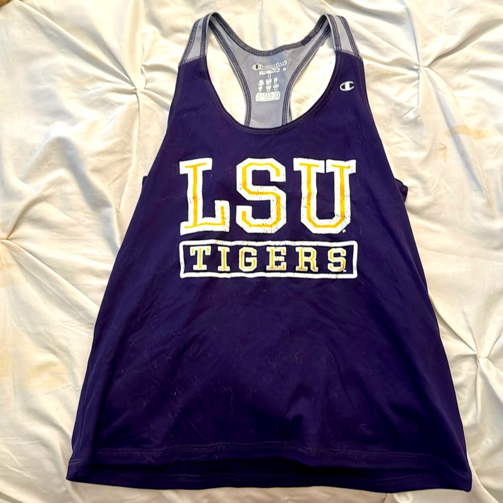 LSU Tigers Champion Athletic Tank Top